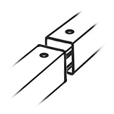 ハンガーレールの連結