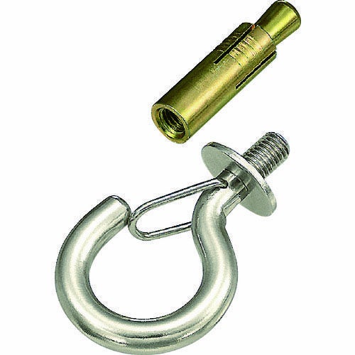 水本 ステンレス ボルトフック 線径10mm ねじ径W3/8 (カットアンカー付