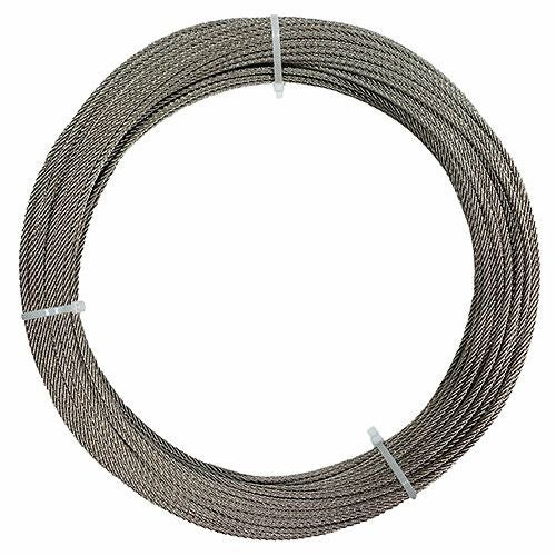 ASANO ステンレスワイヤーロープ 構成 7×7&frasl;50m (5mm) | ヨドヤ公式