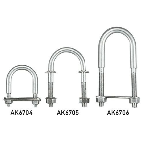 ASANO 小型Uボルト 52×13mm | ヨドヤ【公式】レール金物通販