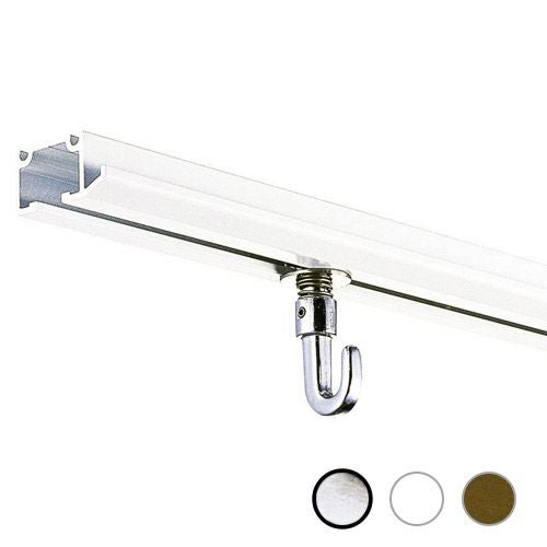 岡田 ピクチャーレール 30シリーズ 【Cタイプ/12.5mm用】 4m シルバー