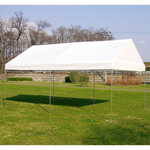 ゴトー工業 集会用テント ニューパイプテント (白天幕) 1間×2間 NP-12