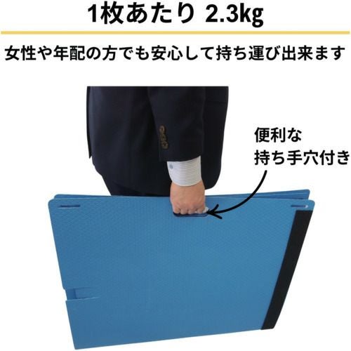 ワニ印 水害防止パネル 備えあれ板 3枚入り／止水板 (浸水対策