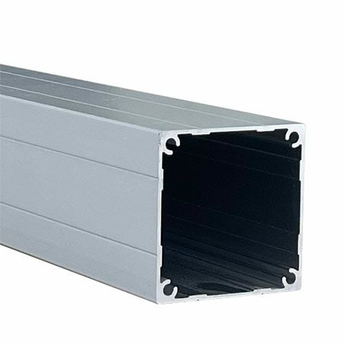 アルミフレーム (アルミ角パイプ) 正方形 50×50mm 50角 V溝(ビスホール