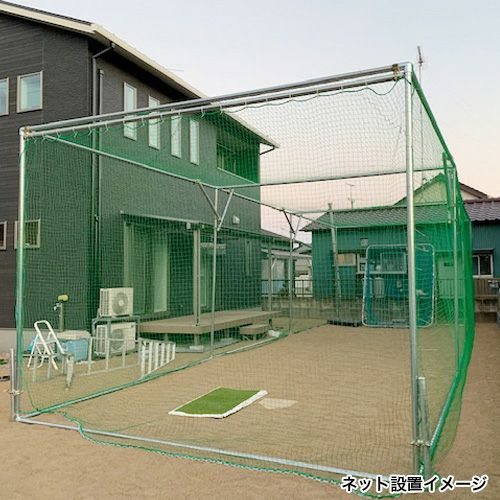 防球ネット (25mm目・37.5mm目・40mm目) 特注仕様可・幅最大10m／高さ