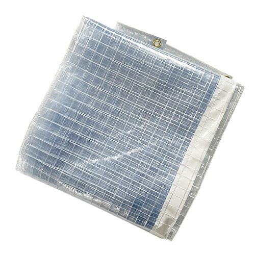 即納・防炎ビニールカーテン0.25mm/糸入り (巾94×丈225cm) フリー